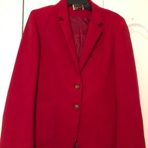 Red blazer